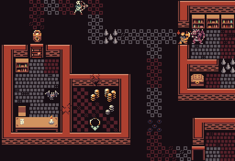 Demonic Dungeon - 16x16 Roguelike Top-Down Assets