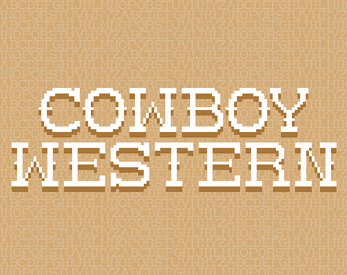 Cowboy Western - 16x17 Pixel Font