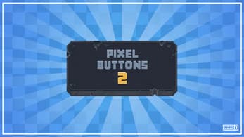 Pixel Buttons 2 - Rock Buttons