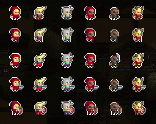 TopDown Character Sprites [Rogue Adventure]