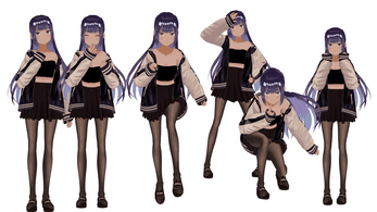 28 Character Sprites - Anime Girl - Theresa