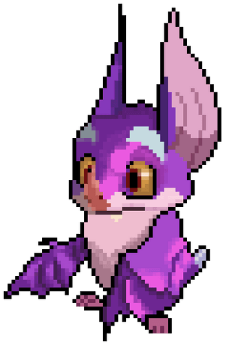 Bat Pixel art  (FREE)