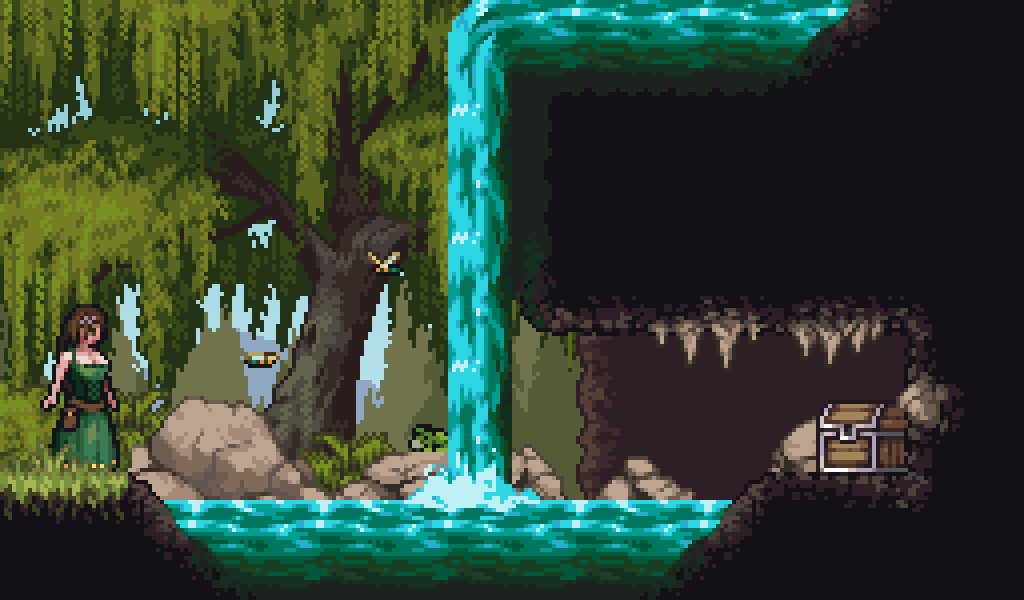 FREE - Pixel Art Sidescroller Asset Pack 32x32 Overworld