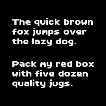 Pixel Font - QUIT