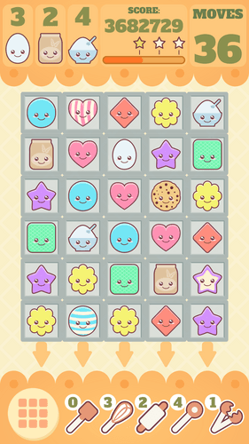 Kawaii Cookie Match-3 Asset Pack