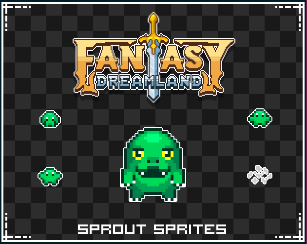 Sprout Sprites 4 Directions Enemy [Fantasy Dreamland]