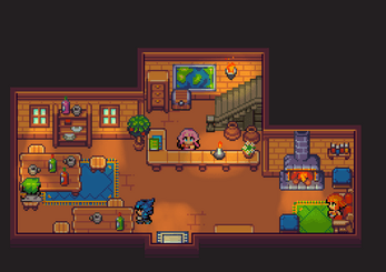 FREE RPG asset tileset interior pack (Super Retro World by Gif)