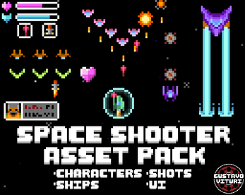 [8x8] Space Shooter Asset Pack