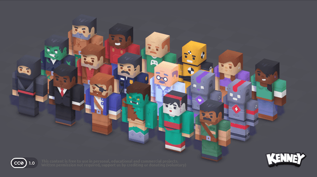 Blocky Characters