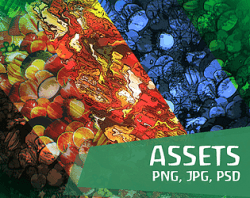 Assets Free: Backgrounds of Fruit & Sprites