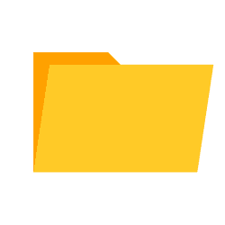 Flat folder icon