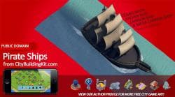 Pirate Ships - 3 Types with Multiple Angle Renders