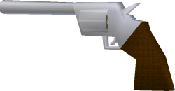 Ultra Low Poly Revolver