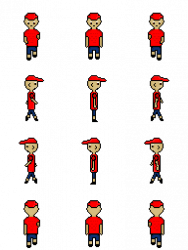 Walking Character Set