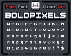 BoldPixels - Free Font