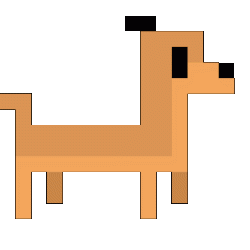 Cute Doggy 16x16 