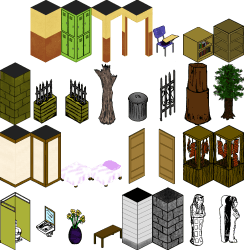 HorrorTactics Tiles, sprites