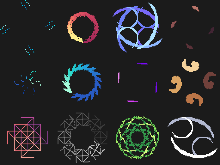 Pixel Holy Spell Effect 32x32 Pack 3