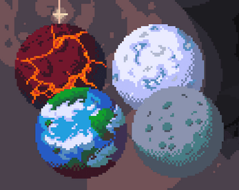 ðª 250+ Pixel art planets