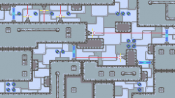 8x8 Retro Style Platformer Tiles + Background